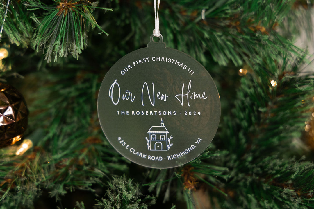 Personalized New Home Ornament