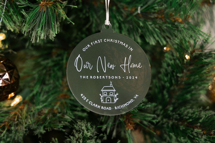 Personalized New Home Ornament