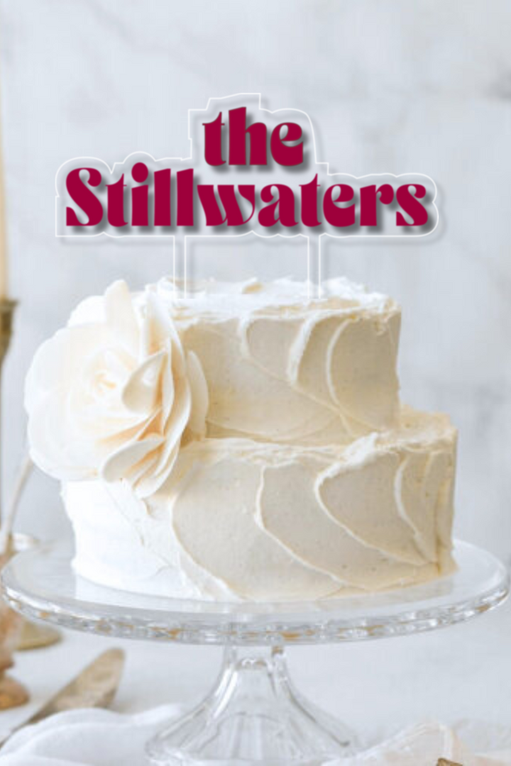 Personalized Acrylic Wedding Cake Topper With Names, Custom Wedding Cake Topper, Custom Cake Topper For Wedding, Cake Topper Floating Chroma