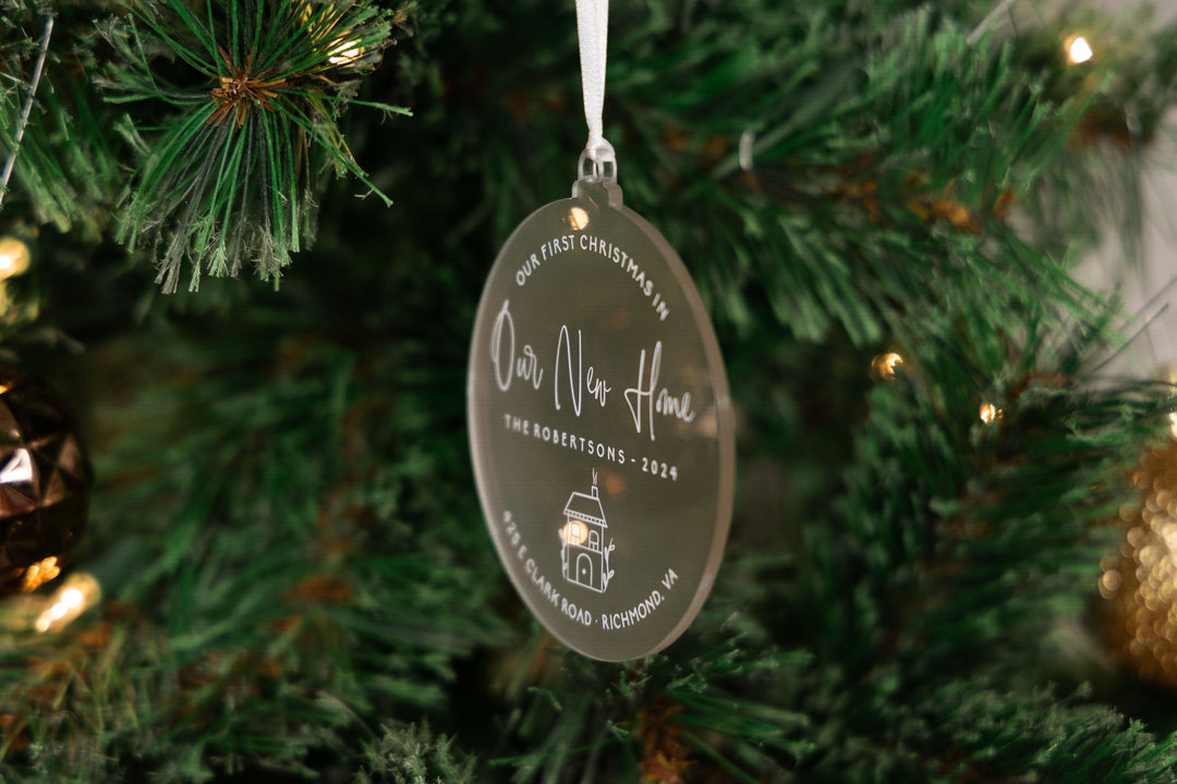 Personalized New Home Ornament