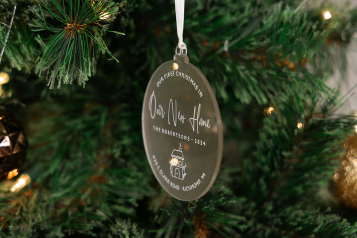 Personalized New Home Ornament