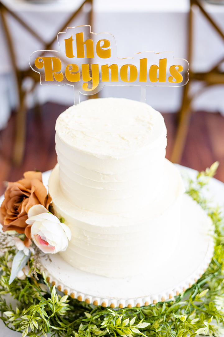 Personalized Acrylic Wedding Cake Topper With Names, Custom Wedding Cake Topper, Custom Cake Topper For Wedding, Cake Topper Floating Chroma