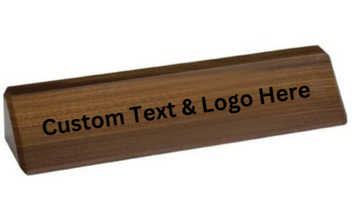Custom Logo Desk Wedge