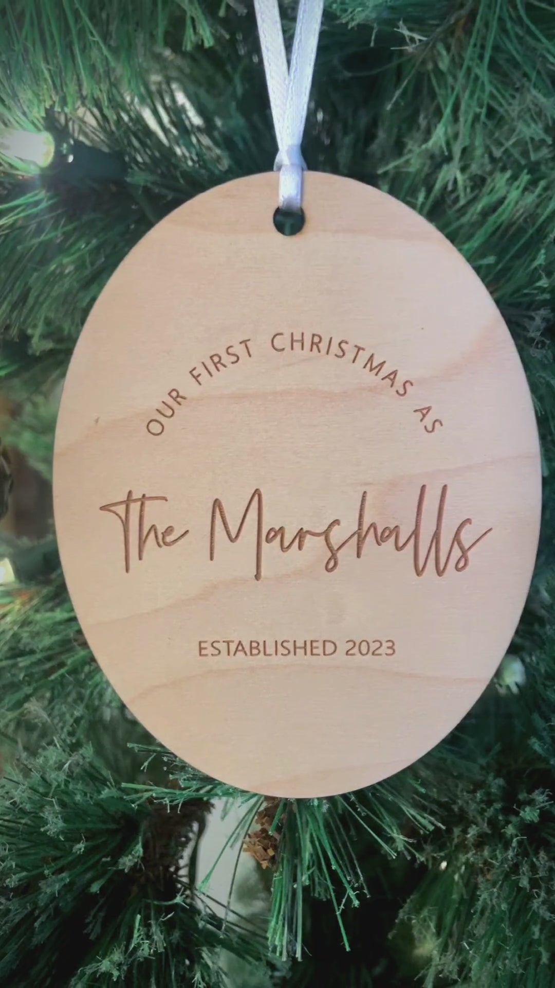 Newly Married Ornament