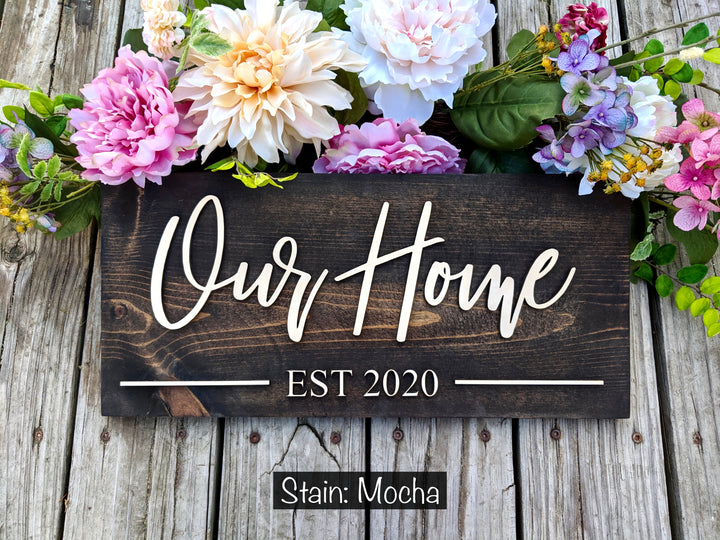 Our Home Sign