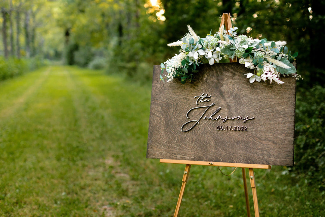 3D Square Alternative Guestbook Sign. Laser Square Guestbook - Ashley