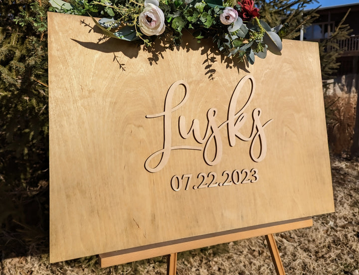 3D Square Alternative Guestbook Sign. Laser Square Guestbook - Masterblush