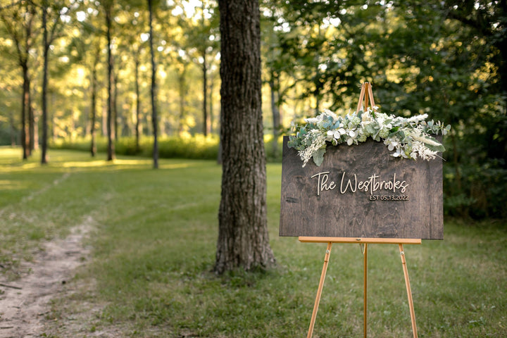3D Square Alternative Guestbook Sign. Laser Square Guestbook - Marshmellow