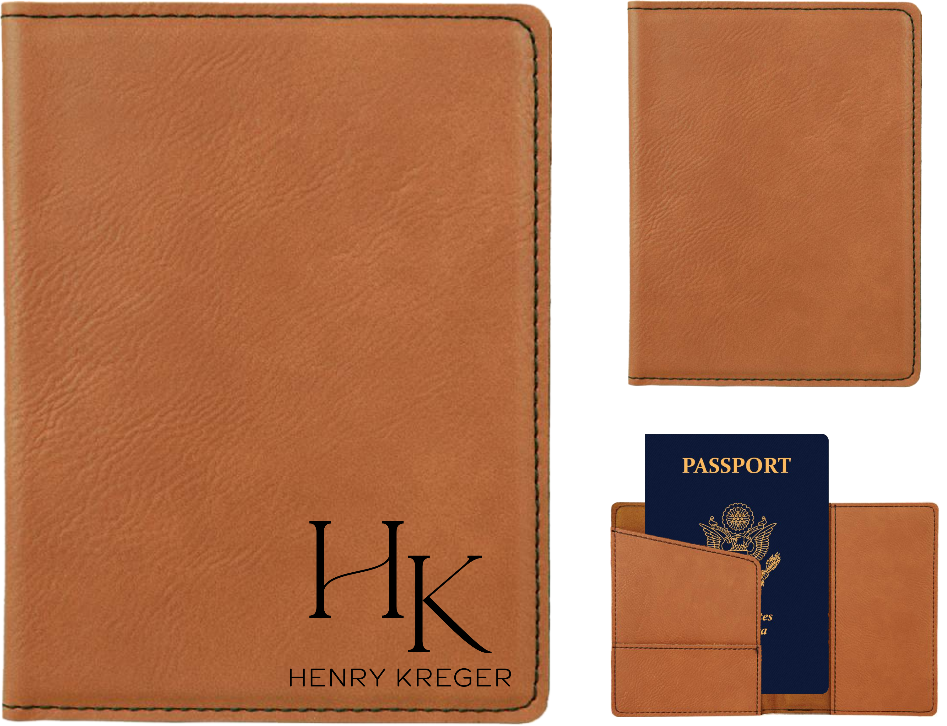 Personalized Passport Holder Name