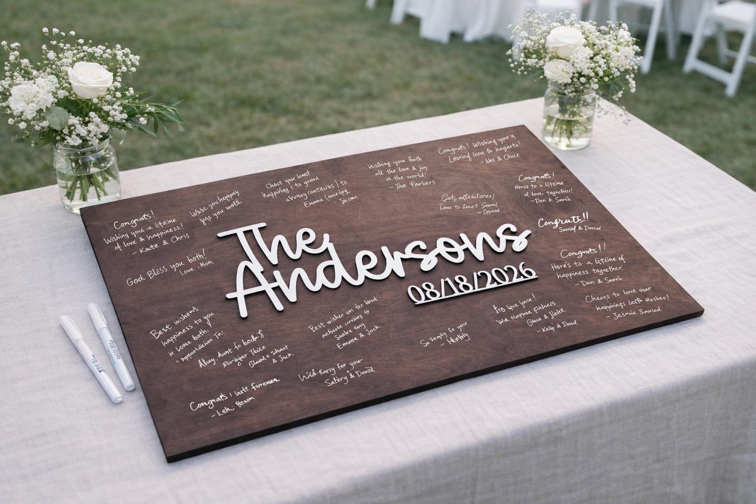 Welcome Signs & Guest Books