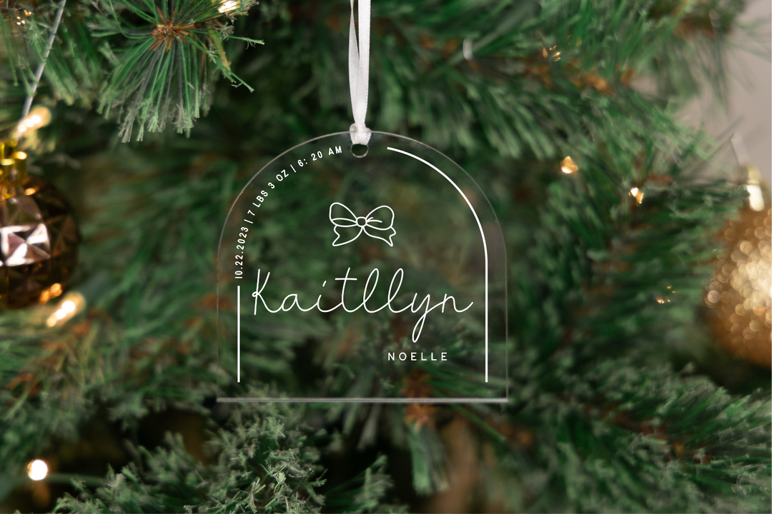 Personalized Baby Ornament