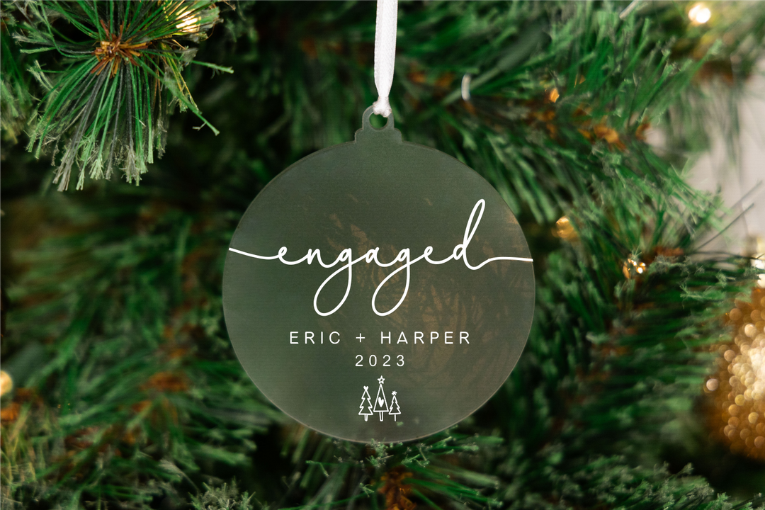 'Engaged' Christmas Ornament