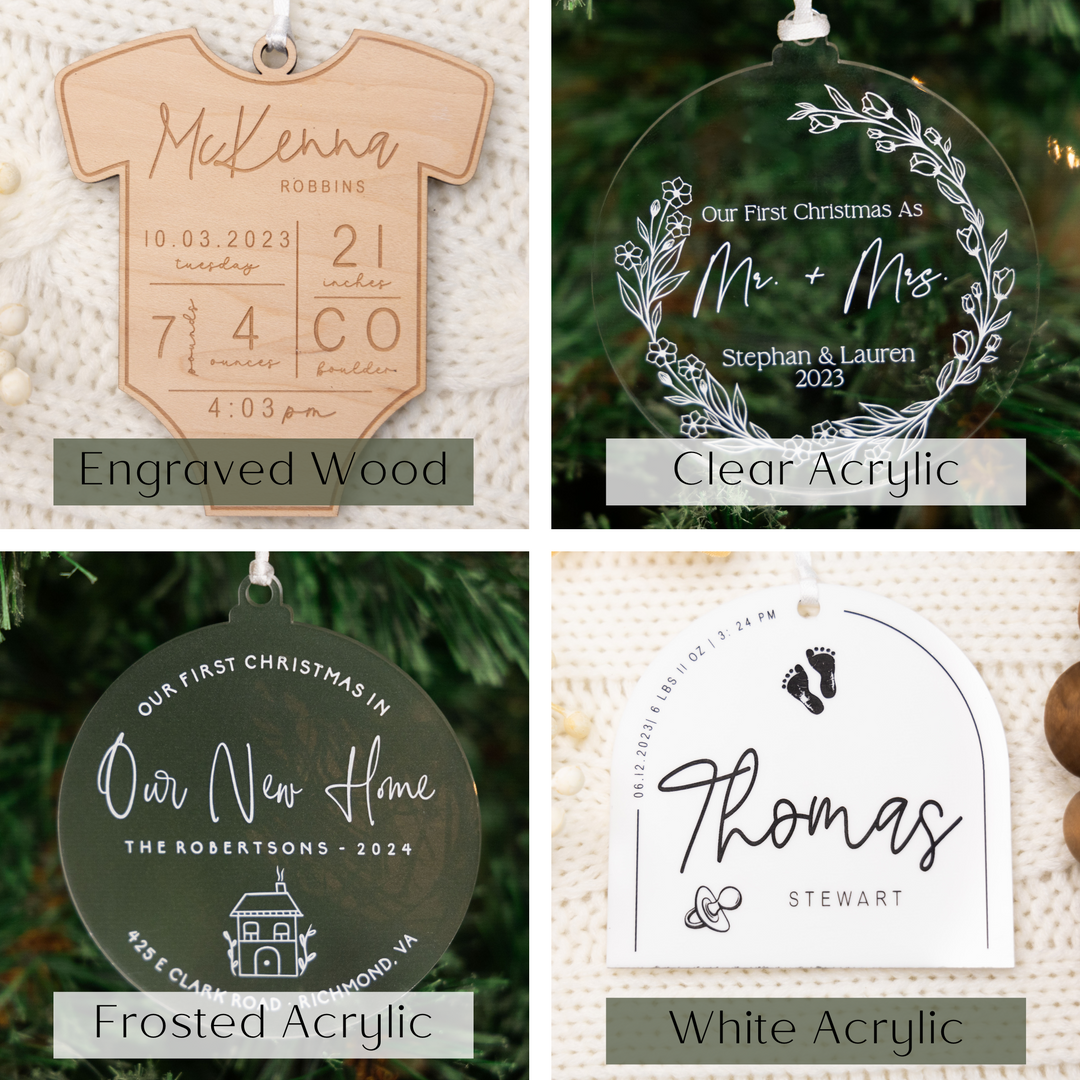 Personalized Baby Ornament