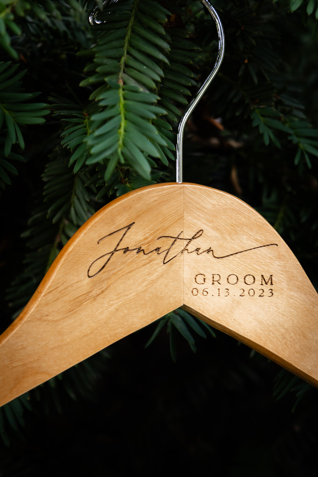Personalized Engraved Wedding Dress Hangers for Bridal Party. Hanger Modern
