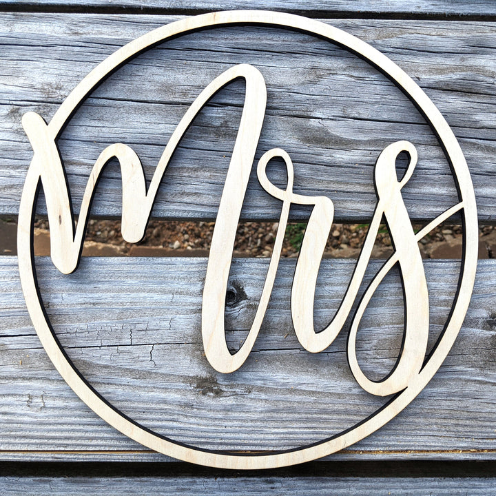 Mr and Mrs Wedding Chair Signs