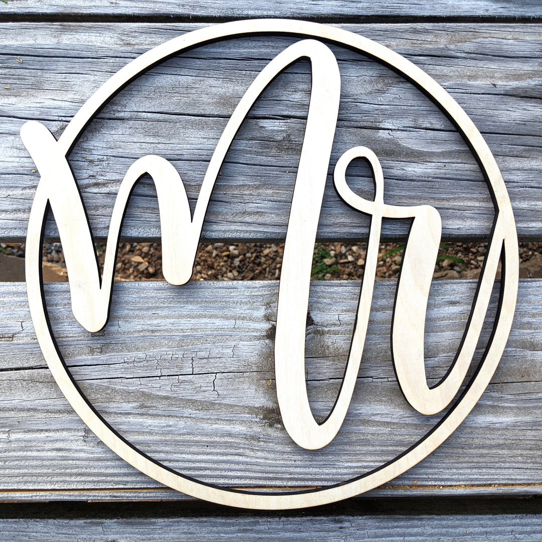 Mr and Mrs Wedding Chair Signs