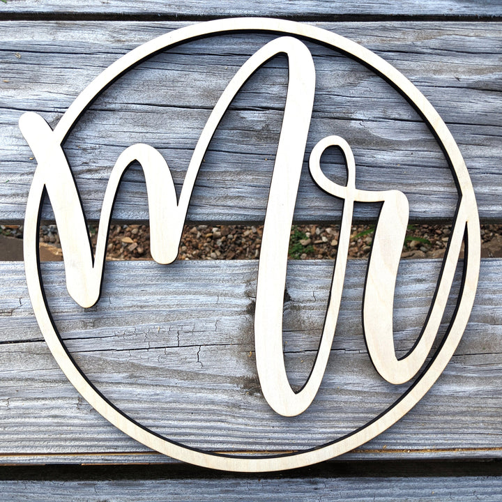 Mr and Mrs Wedding Chair Signs