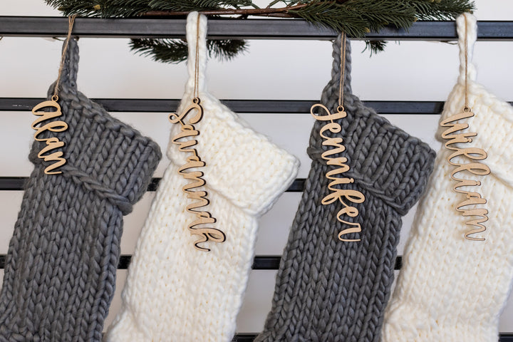 Stocking Name Tags