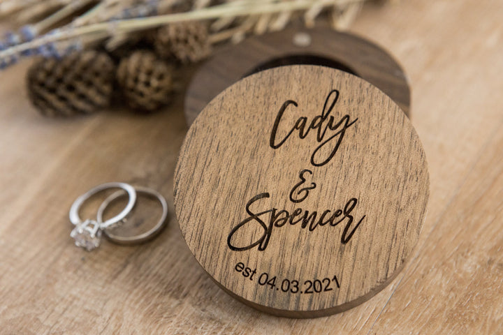 Custom Name Ring Box