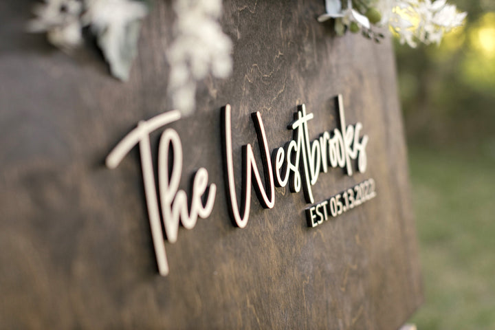 Wooden Guest Book Wedding Alternative