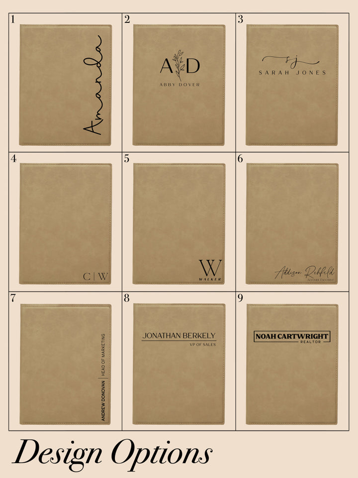 Personalized Padfolio For Men