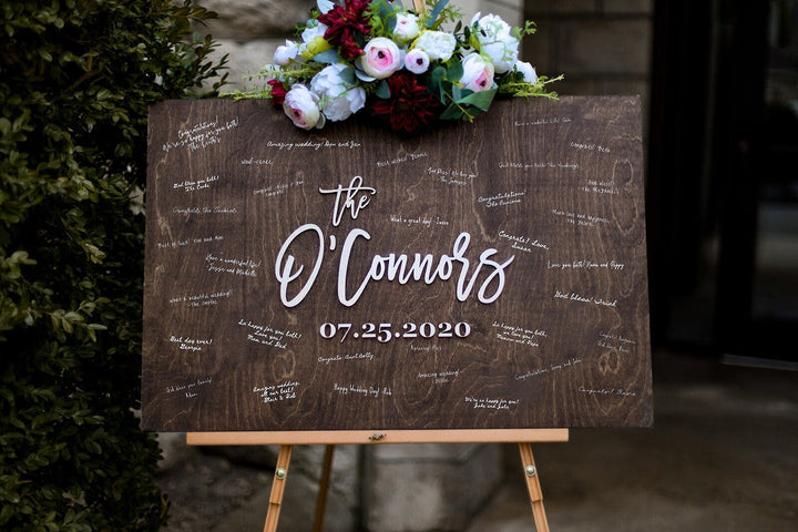 3D Square Guest Book Wedding Alternative