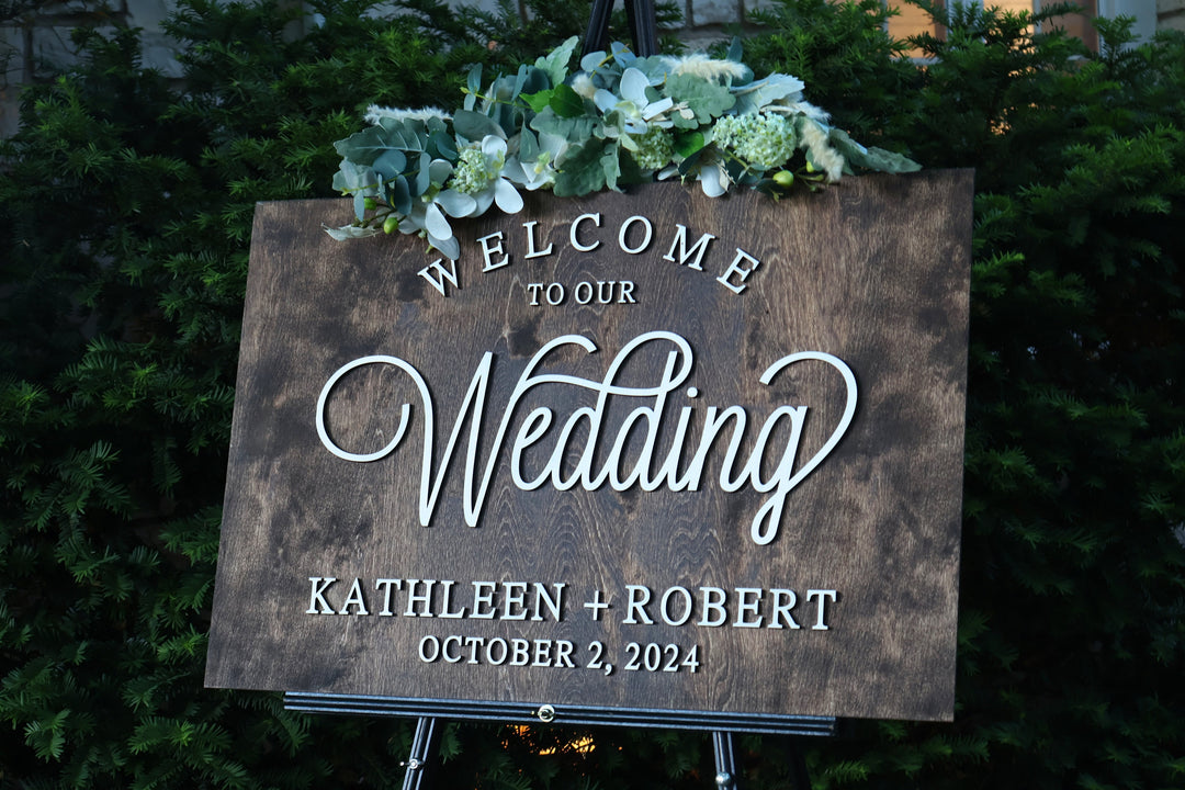Custom Welcome Wedding Sign