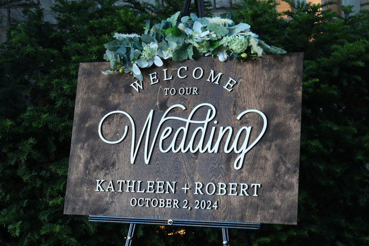 Custom Welcome Wedding Sign
