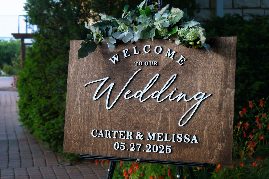 Custom Welcome Wedding Sign