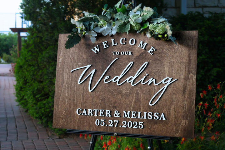 Custom Welcome Wedding Sign