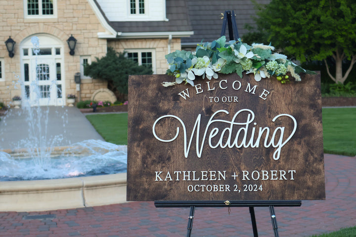 Custom Welcome Wedding Sign