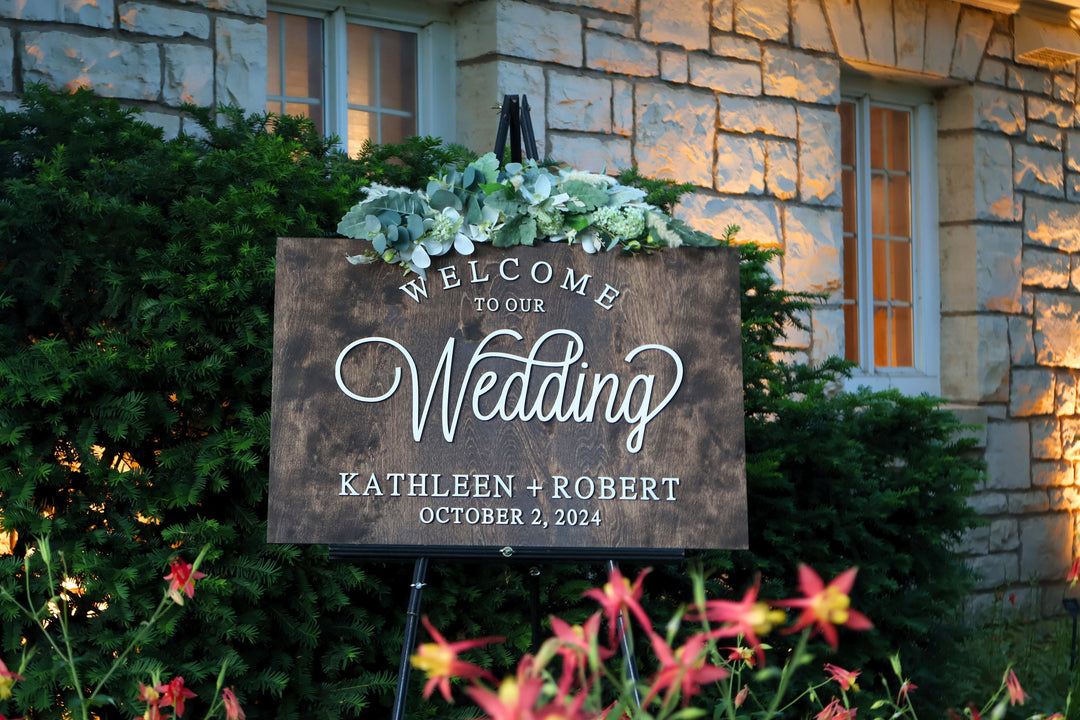 Custom Welcome Wedding Sign