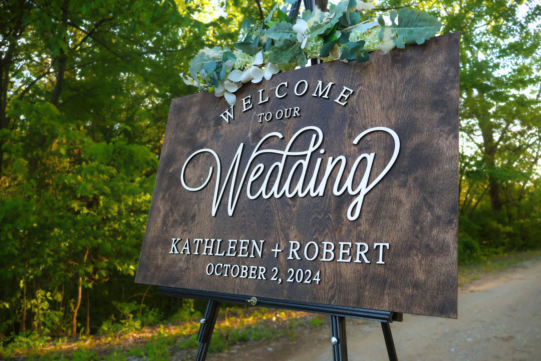 Custom Welcome Wedding Sign