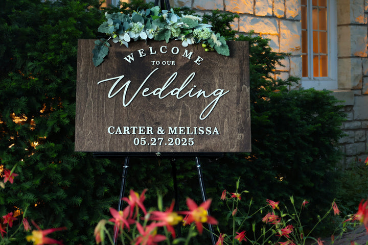 Custom Welcome Wedding Sign