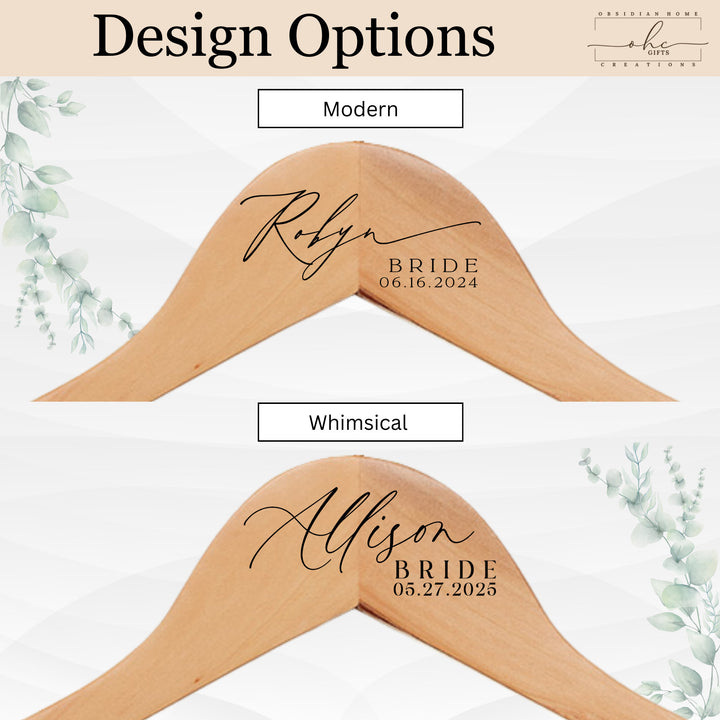 Bridal Party Hangers