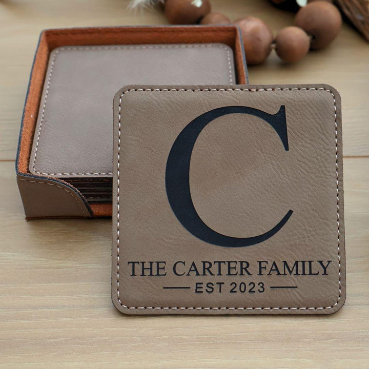 Engraved Square Coasters