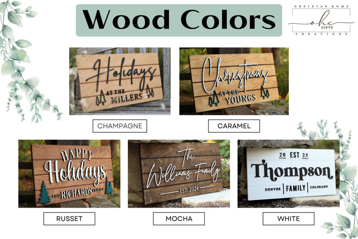 Pallet Family Christmas Sign