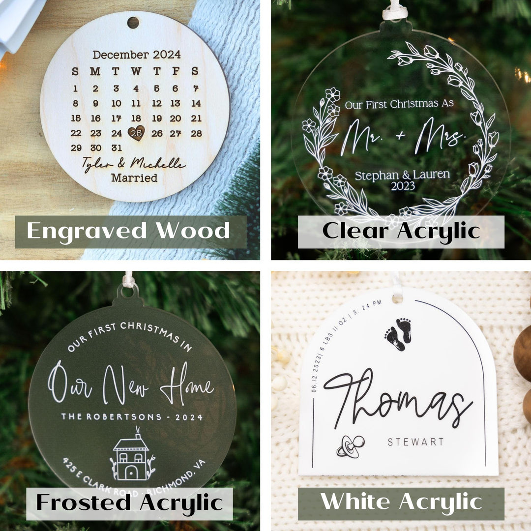 Merry &amp; Engaged Ornament