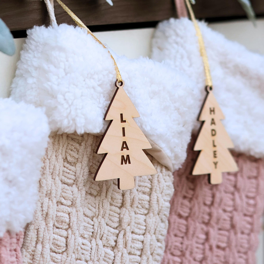 Christmas Tree Stocking Tags