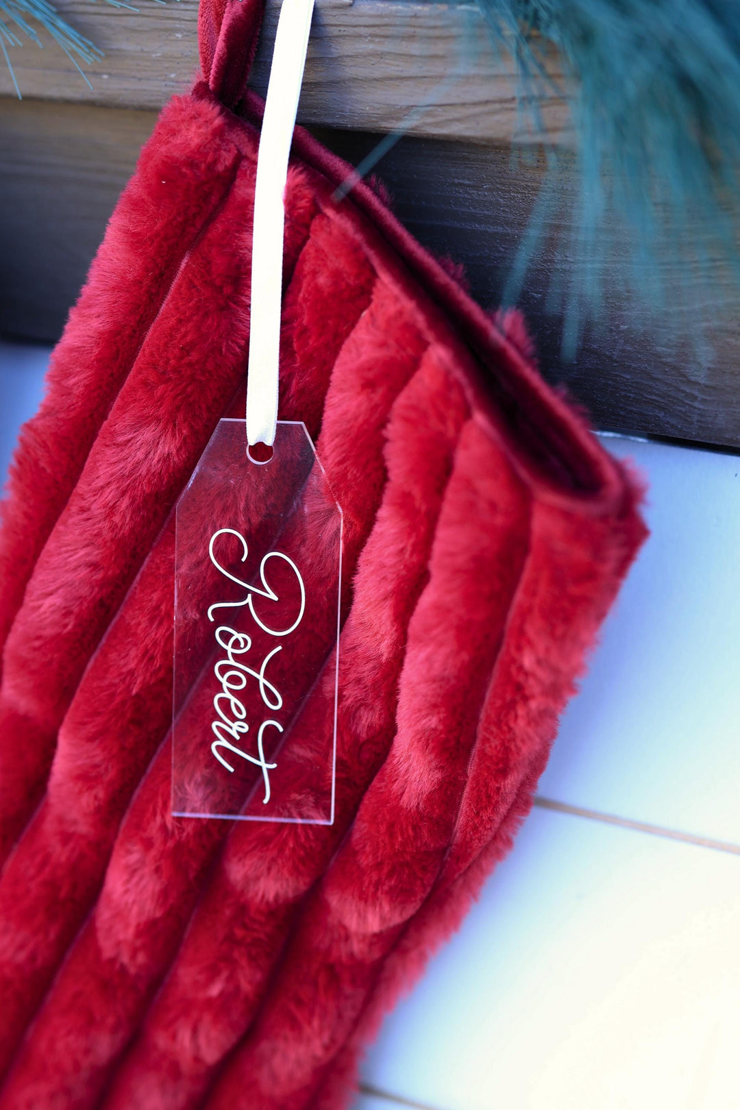 Engraved Stocking Tag