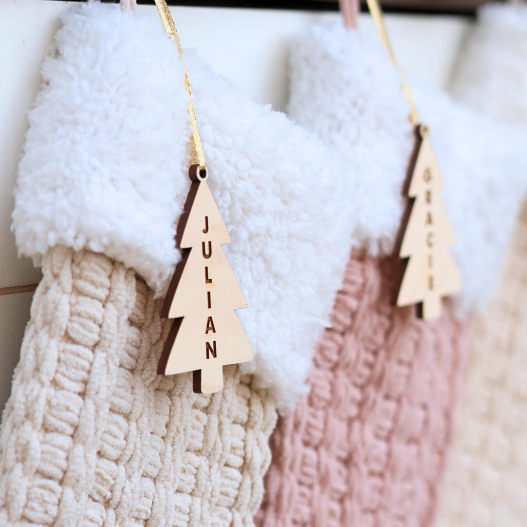 Christmas Tree Stocking Tags