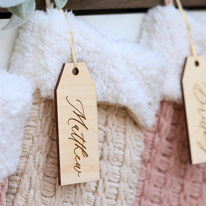 Engraved Stocking Tag