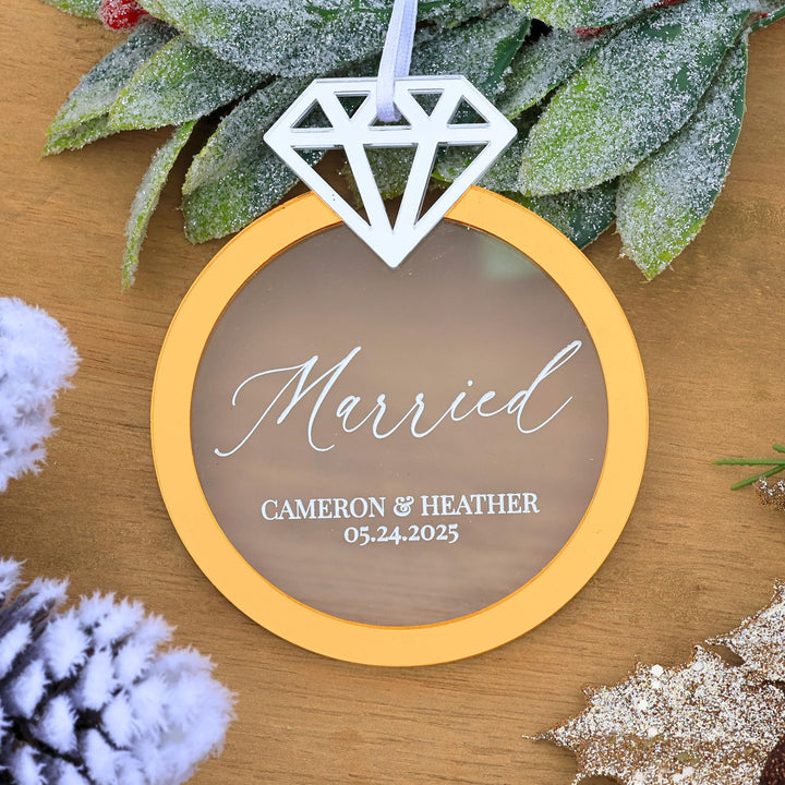 Engaged or Married Ornament