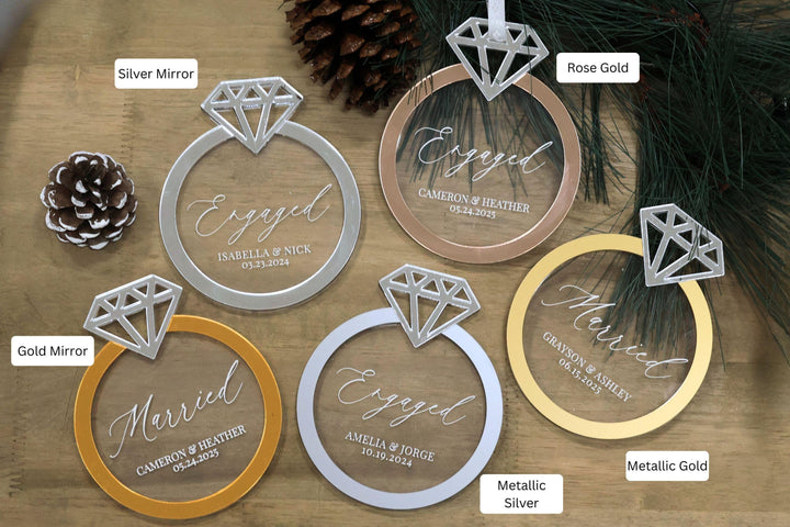 Engaged or Married Ornament