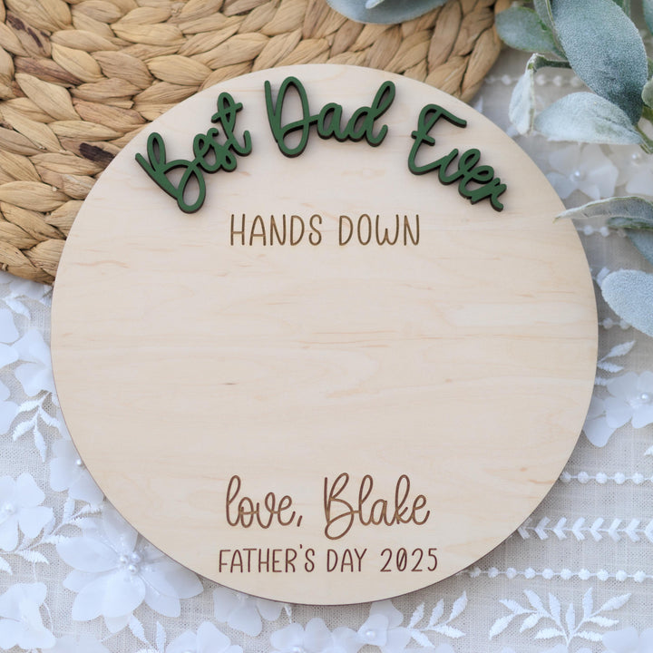 Mothers Day Handprint DIY Sign
