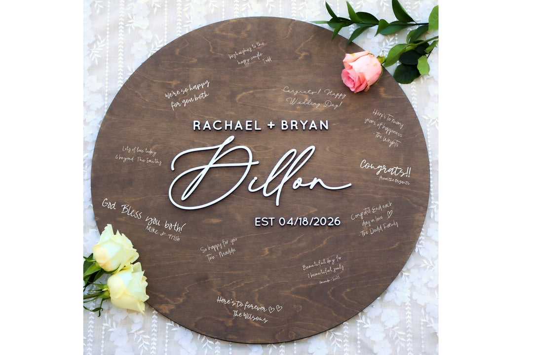 Custom Wedding Guestbook Alternative