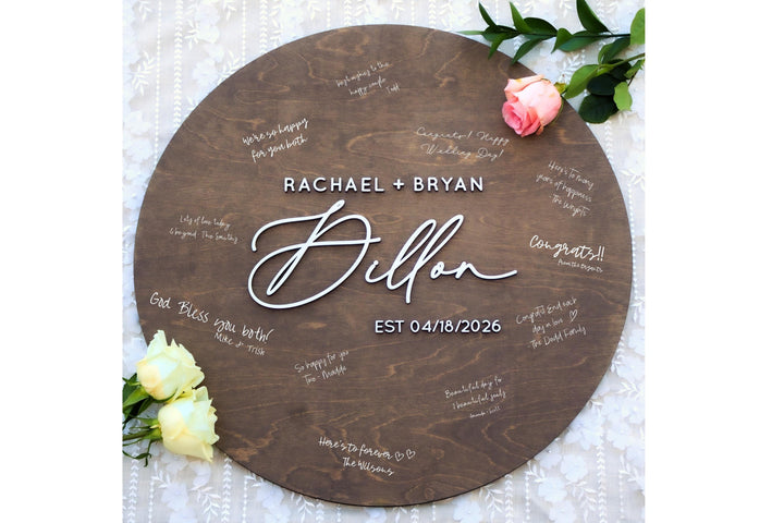 Custom Wedding Guestbook Alternative