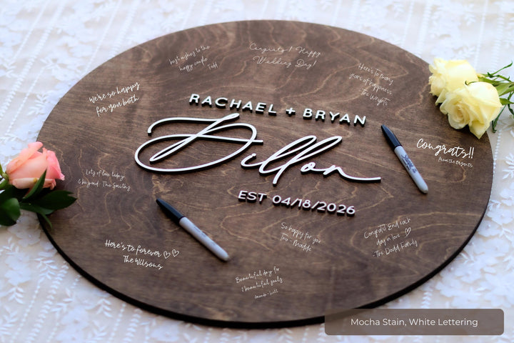 Custom Wedding Guestbook Alternative
