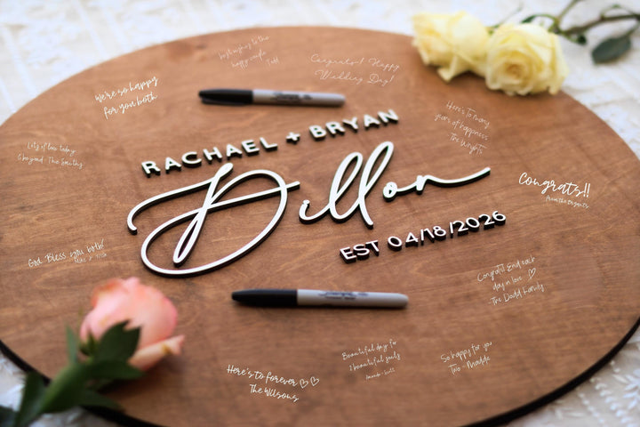 Custom Wedding Guestbook Alternative
