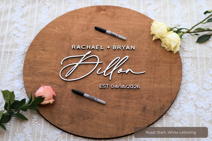 Custom Wedding Guestbook Alternative
